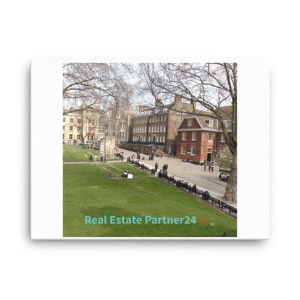 Beautiful Park Canvas with realestatepartner24 with house Logo