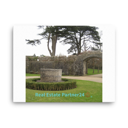 Nature's Wonders Canvas with realestatepartner24 with house Logo
