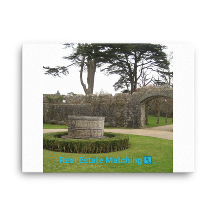Nature's Wonders Canvas with realestatematching with key Logo