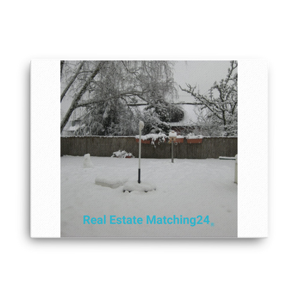 Winter Wonderland Canvas with realestatematching24 without key Logo