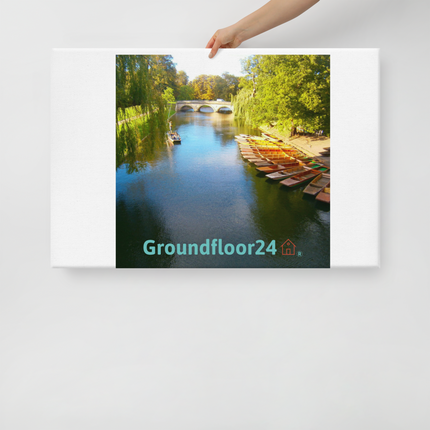 Beautiful Nature Canvas with Groundfloor24 with House Logo