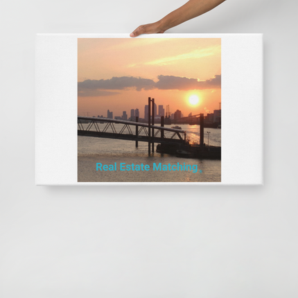 Evening Glow Canvas with realestatematching without key Logo