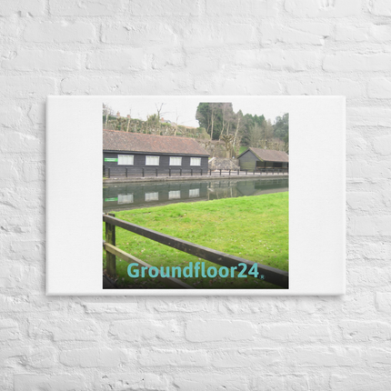 Lakeside Serenity Canvas with Groundfloor24 without House Logo