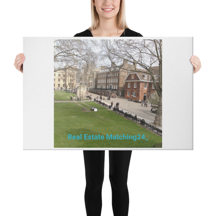 Beautiful Park Canvas with realestatematching24 without key Logo