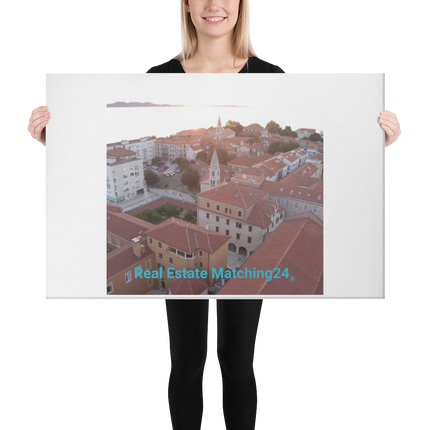 Roof Sunset View Canvas with realestatematching24 without key Logo