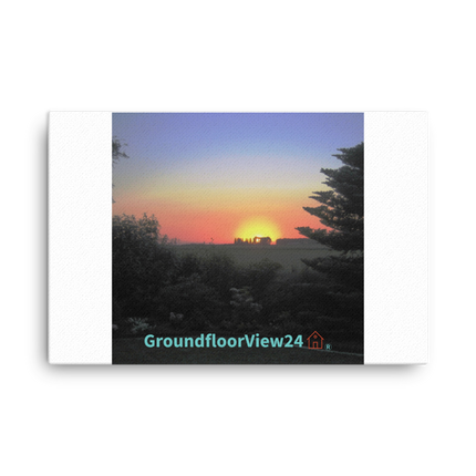 Beautiful Sunset Sinari Canvas with groundfloorview24 with House Logo