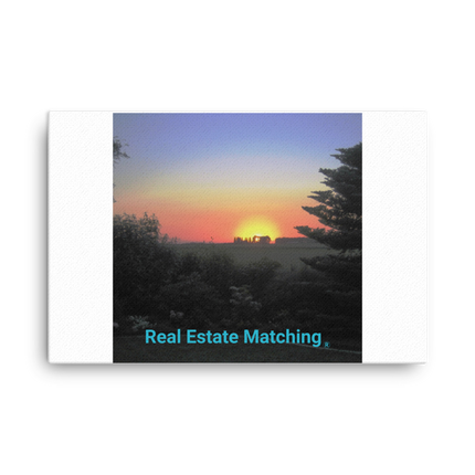 Beautiful Sunset Sinari Canvas with realestatematching without key Logo