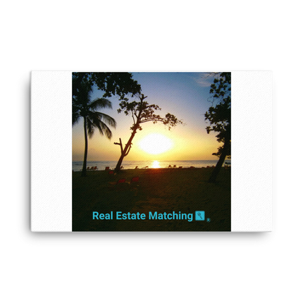 Beautiful Sea View Canvas with realestatematching with key Logo