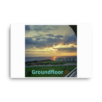 Natural View Canvas with Groundfloor with House Logo