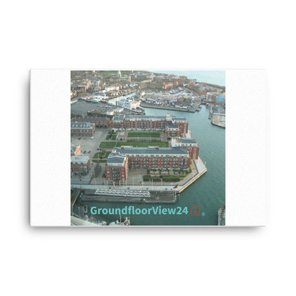 Nice City Canvas with groundfloorview24 with House Logo