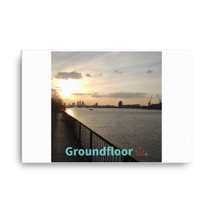 Awesome River View Canvas with Groundfloor with House Logo
