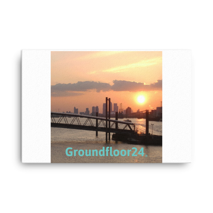 Evening Glow Canvas with Groundfloor24 without House Logo