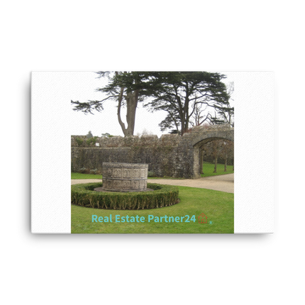 Nature's Wonders Canvas with realestatepartner24 with house Logo