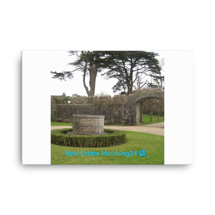 Nature's Wonders Canvas with realestatematching24 with key Logo
