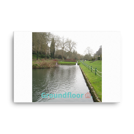Lakeside Beauty Canvas with Groundfloor with House Logo