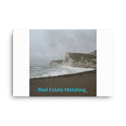 Waves and Sand Canvas with realestatematching without key Logo