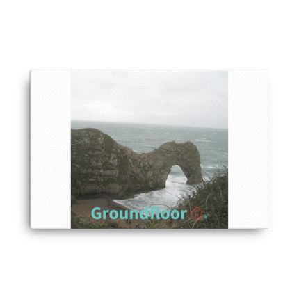 Coastal Escape Canvas with Groundfloor with House Logo