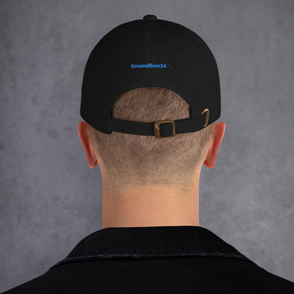 Belgium Classic Dad Hat Groundfloor24 with 3 Logos