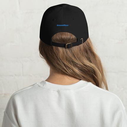 Luxembourg Classic Dad Hat Groundfloor with 3 Logos