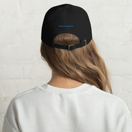 France Classic Dad Hat Real Estate Matching24 with 3 Logos