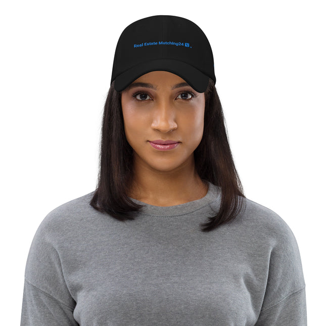 Finland Classic Dad Hat Real Estate Matching24 with 3 Logos