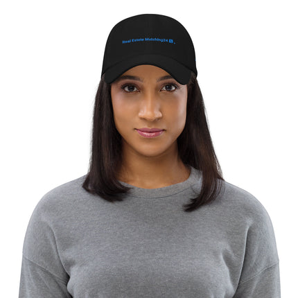 Monaco Classic Dad Hat Real Estate Matching24 with 3 Logos