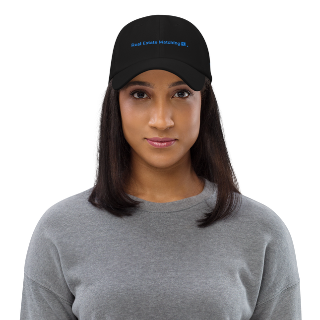 Belgium Classic Dad Hat Real Estate Matching with 3 Logos