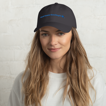 Italy Classic Dad Hat Real Estate Matching24 with 3 Logos