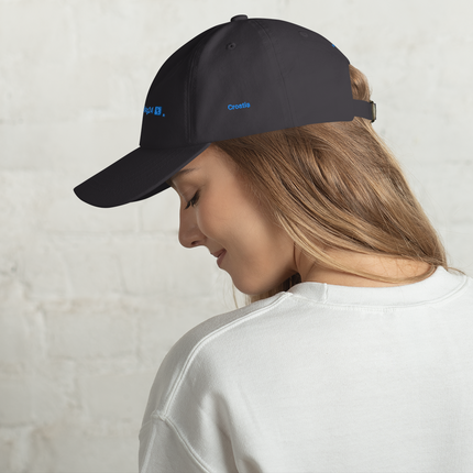 Croatia Classic Dad Hat Real Estate Matching24 with 3 Logos