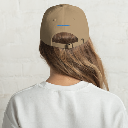 Czech Republic Classic Dad Hat GroundfloorView24 with 3 Logos.