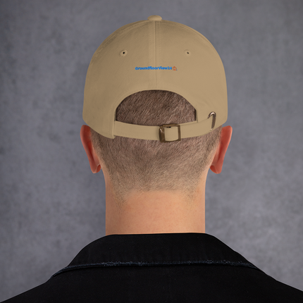 Serbia Classic Dad Hat GroundfloorView24 with 3 Logos.