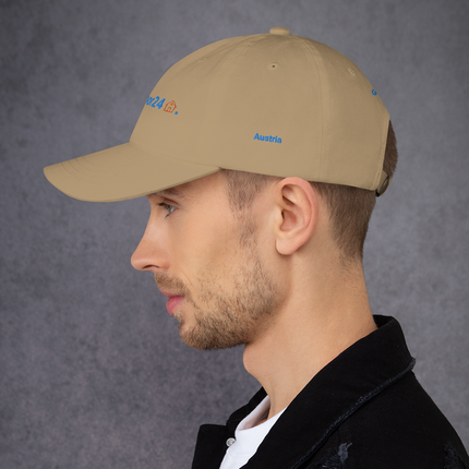 Austria Classic Dad Hat Groundfloor24 with 3 Logos