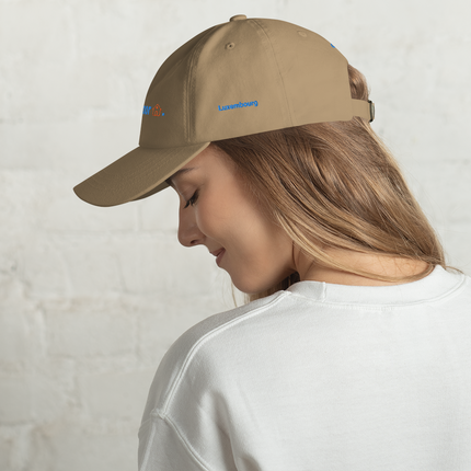 Luxembourg Classic Dad Hat Groundfloor with 3 Logos