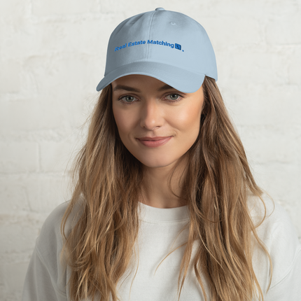Monaco Classic Dad Hat Real Estate Matching with 3 Logos