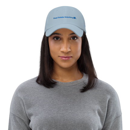 Montenegro Classic Dad Hat Real Estate Matching with 3 Logos