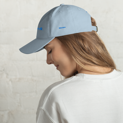 Monaco Classic Dad Hat Real Estate Matching with 3 Logos