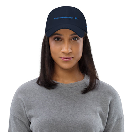 Liechtenstein Classic Dad Hat Real Estate Matching24 with 3 Logos