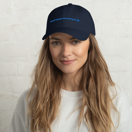 Spain Classic Dad Hat Real Estate Matching24 with 3 Logos