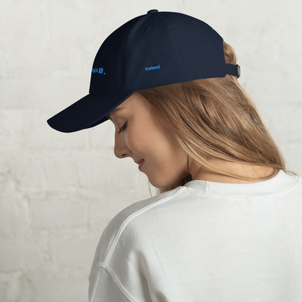 Iceland Classic Dad Hat Real Estate Matching24 with 3 Logos