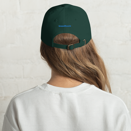 Montenegro Classic Dad Hat Groundfloor24 with 3 Logos
