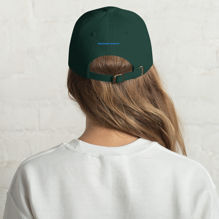 Moldova Classic Dad Hat Real Estate Partner24 with 3 Logos.