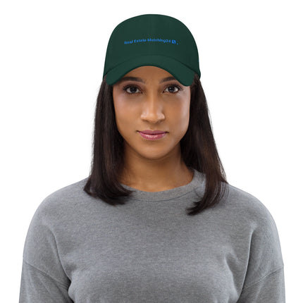 Hungary Classic Dad Hat Real Estate Matching24 with 3 Logos
