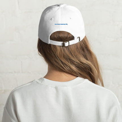 France Classic Dad Hat Real Estate Matching24 with 3 Logos