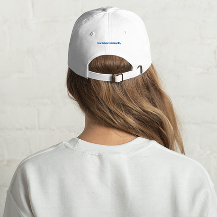 Liechtenstein Classic Dad Hat Real Estate Matching with 3 Logos