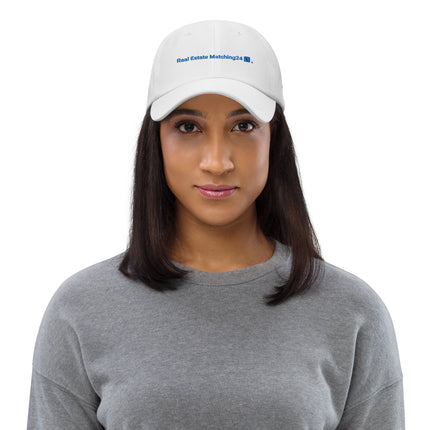 Monaco Classic Dad Hat Real Estate Matching24 with 3 Logos