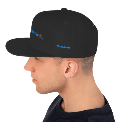 Netherlands Snapback Hat Real Estate Partner24 with 3 Logos.