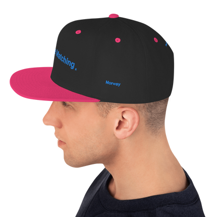 Norway Snapback Hat Real Estate Matching with 3 Logos