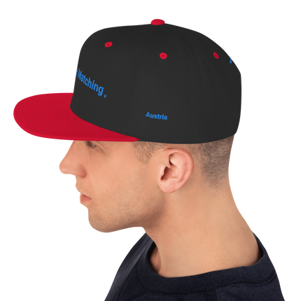 Austria Snapback Hat Real Estate Matching with 3 Logos