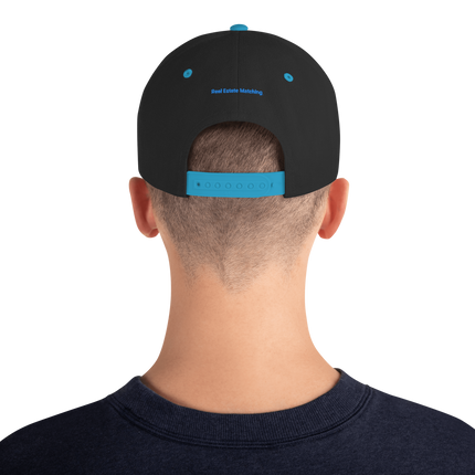 Slovenia Snapback Hat Real Estate Matching with 3 Logos