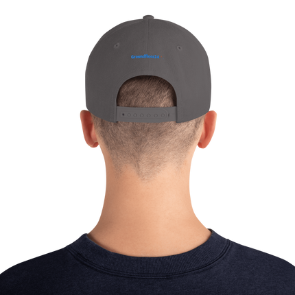Serbia Snapback Hat Groundfloor24 with 3 Logos.